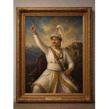 Royal Portrait of Prithvi Narayan Shah